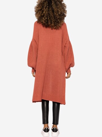 SASSYCLASSY Oversized cardigan i orange