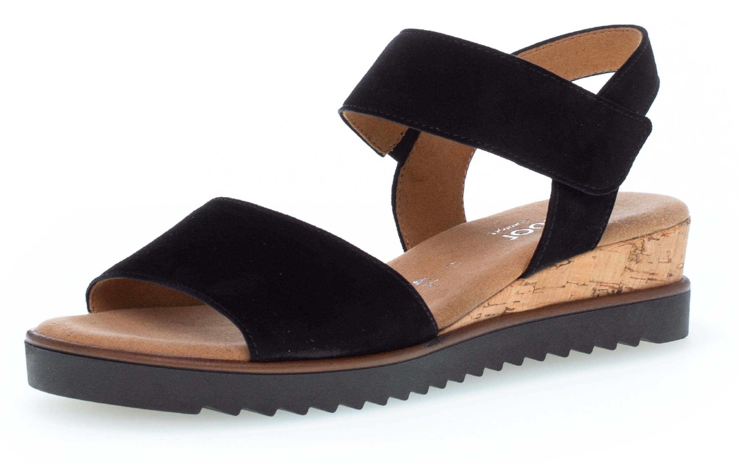 Sandales à lanières GABOR en noir : devant