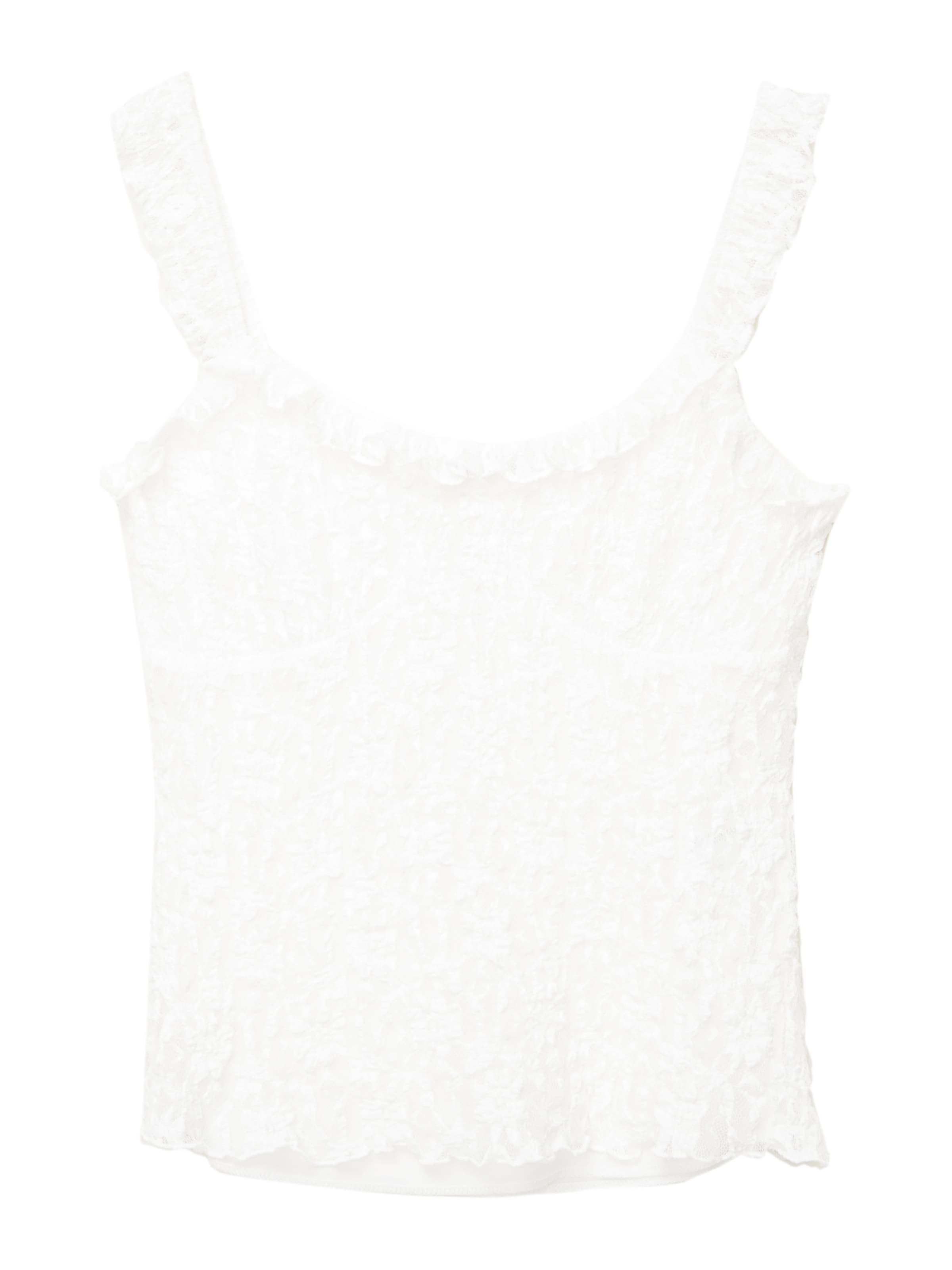 Pull&Bear Топ в бяло: отпред