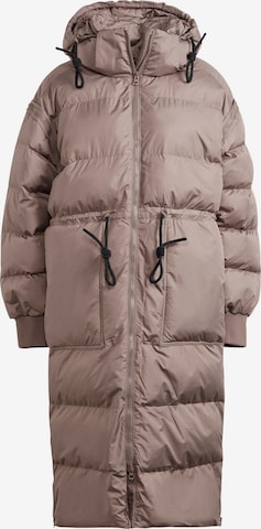 Manteau d’hiver ADIDAS BY STELLA MCCARTNEY en marron : devant