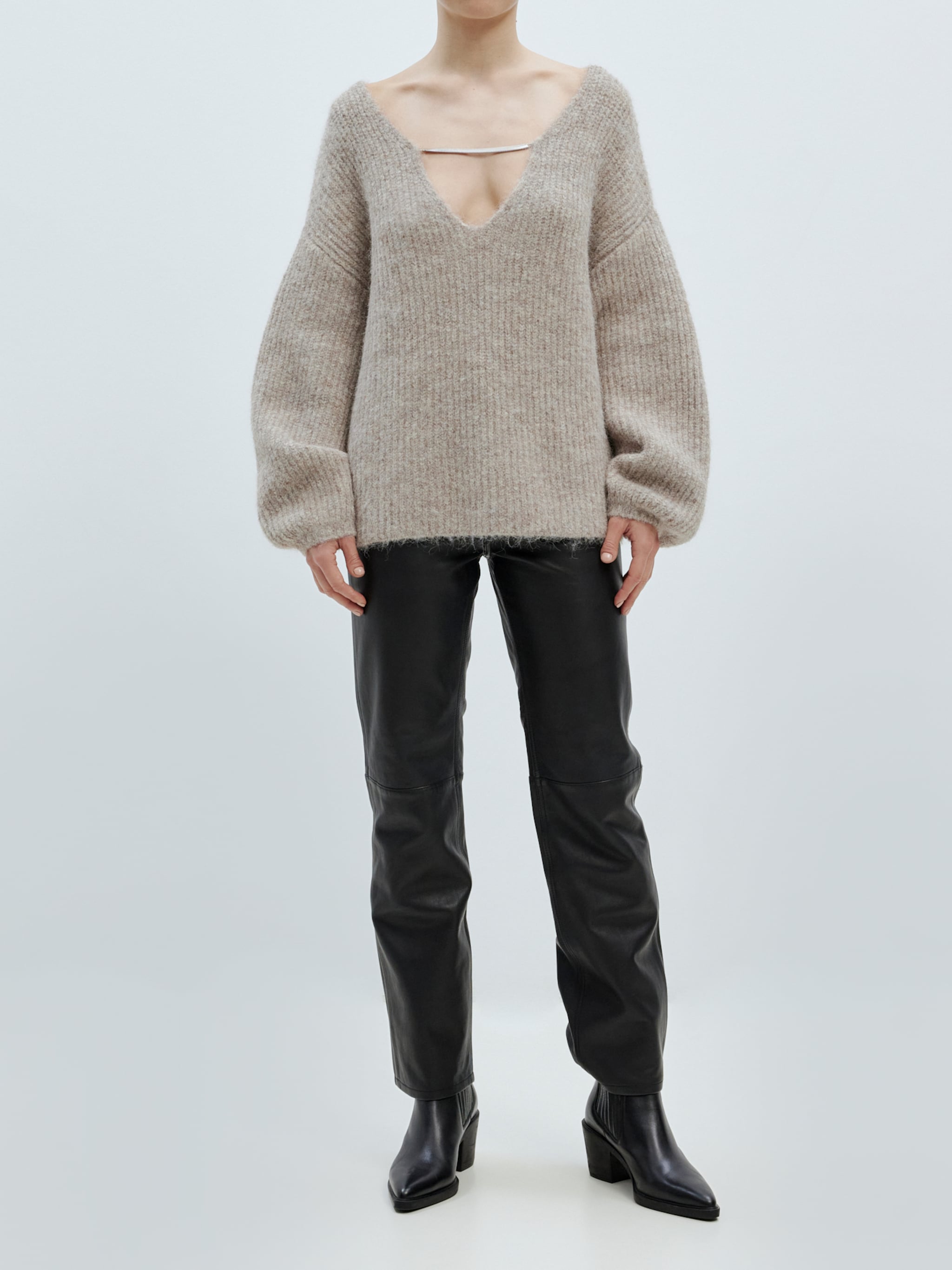 EDITED Produkte Pullover 'Solea' beigemeliert