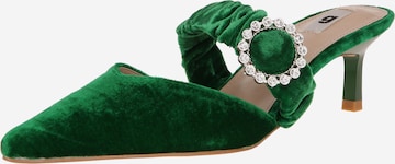 Gina Tricot Pantoletter 'Melia' i grønn: forside