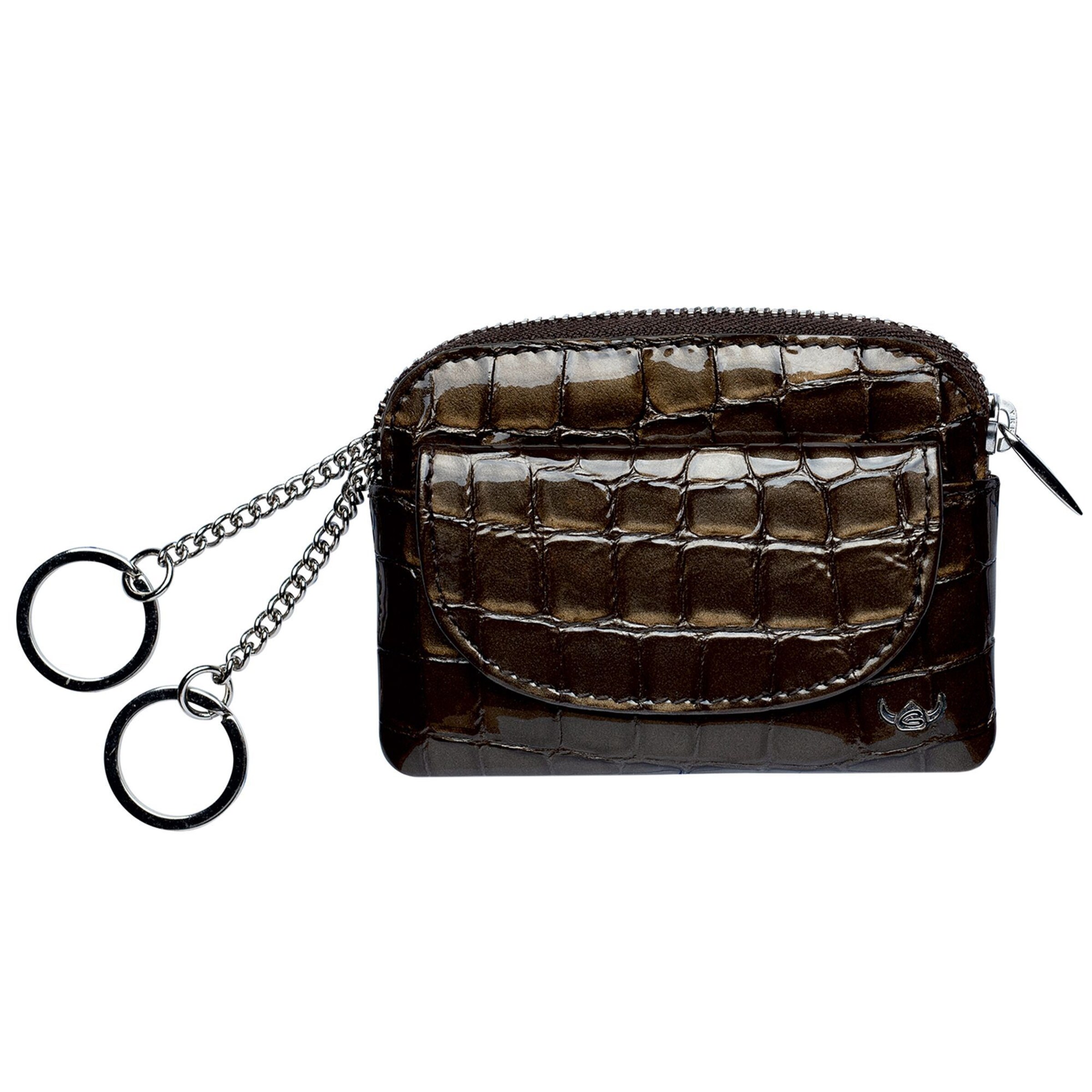 GOLDEN HEAD Etui 'Cayenne' in Bruin: voorkant