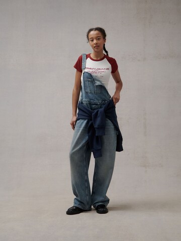 Tuta jumpsuit di Tommy Jeans in blu: frontale