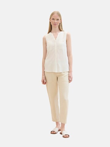 TOM TAILOR Blouse in Beige