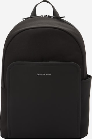Sac à dos 'Aalborg' Kapten & Son en noir : devant
