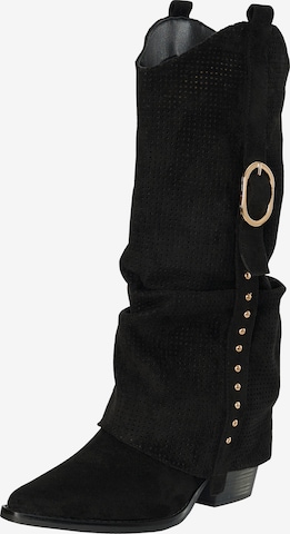 Stivale da cowboy di Salinyang in nero: frontale