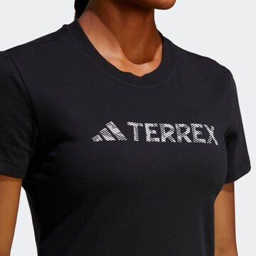 T-shirt fonctionnel 'Classic' ADIDAS TERREX en noir