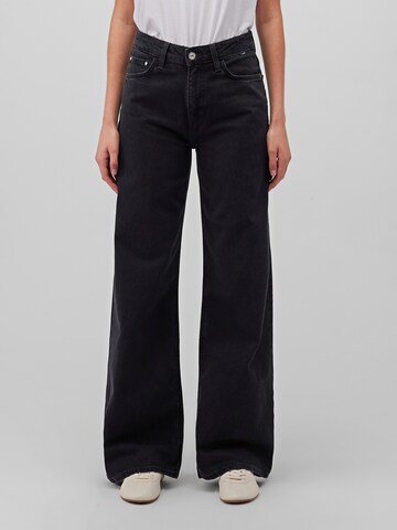 Mavi Wide leg Jeans 'Malibu' in Black: front
