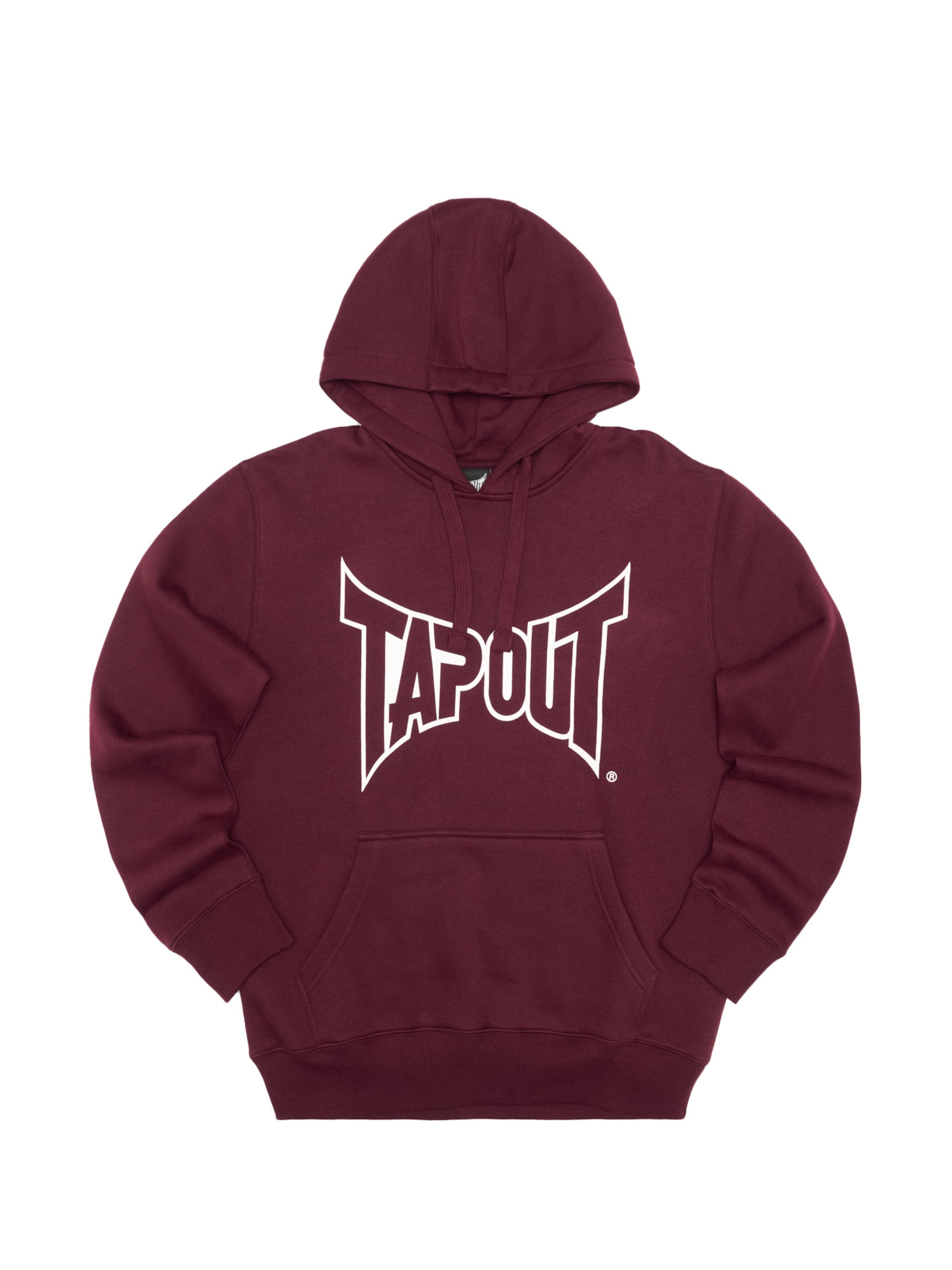 Sweat-shirt Tapout en rouge : devant