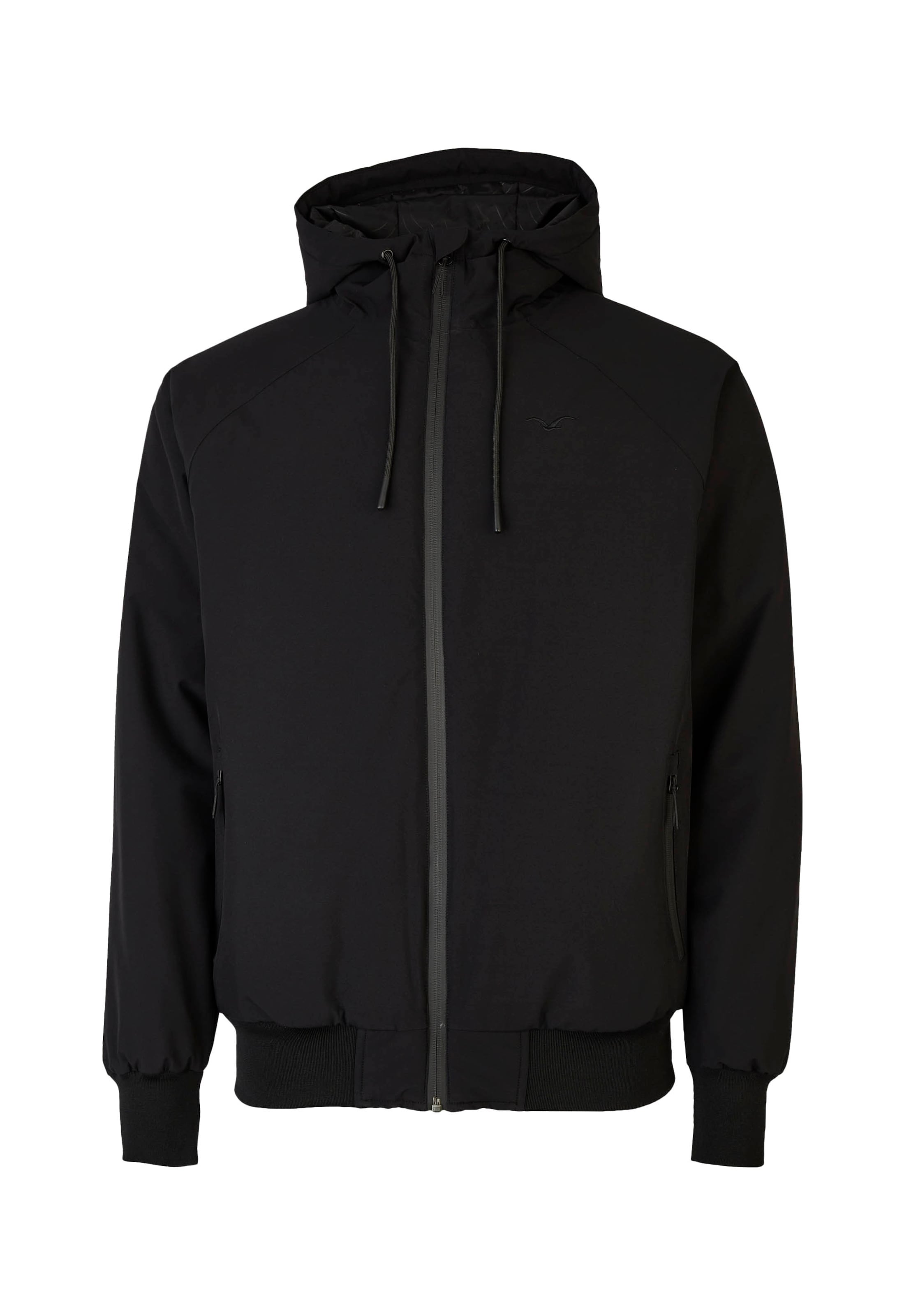 Cleptomanicx Jacke 'Simplist' in Schwarz: Vorderseite