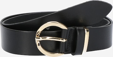 Ceinture 'Old Money' VANZETTI en noir : devant