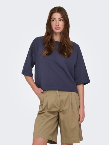 ONLY Sportief sweatshirt in Grijs: voorkant