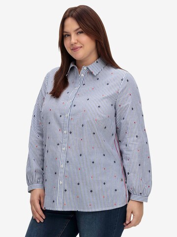 SHEEGO Bluse in Blau: predná strana