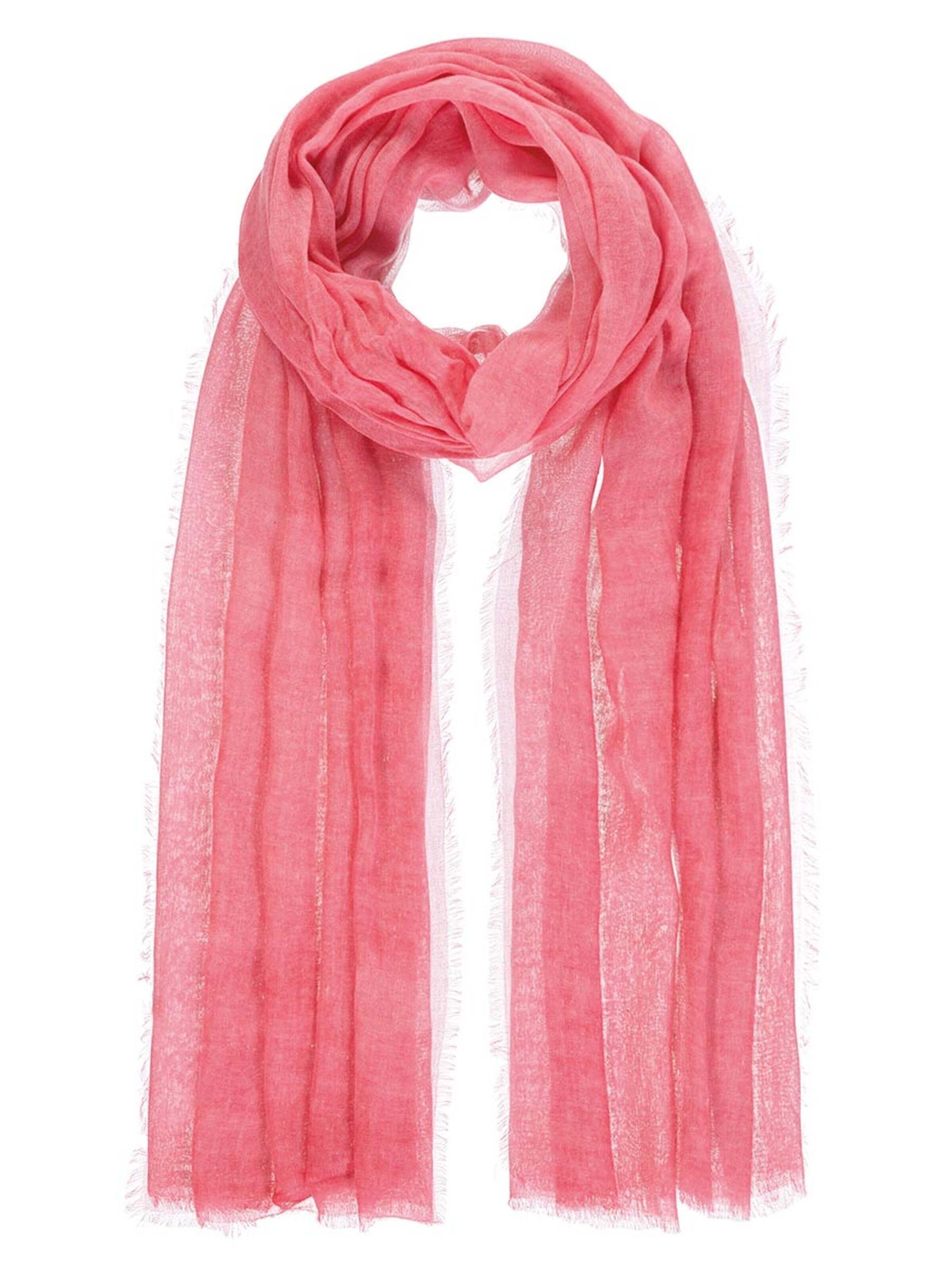 Passigatti Wrap 'Schal uni' in Pink: front