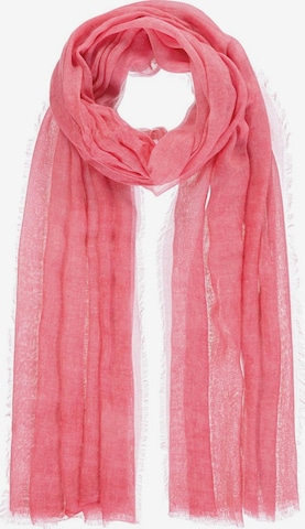 Passigatti Wrap 'Schal uni' in Pink: front