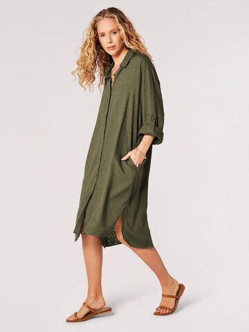 Apricot - Vestido camisero en verde