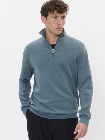 Matinique Sweatshirt 'Kade' in Blauw: voorkant