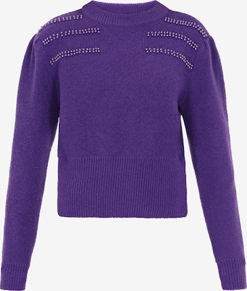 MYMO Neulepaita värissä lila: etupuoli