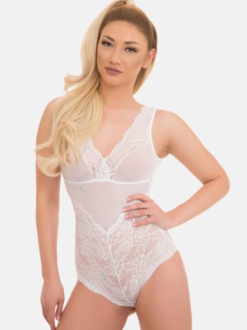 Evoni Bodysuit in White: front
