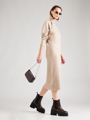 VILA Gebreide jurk in Beige