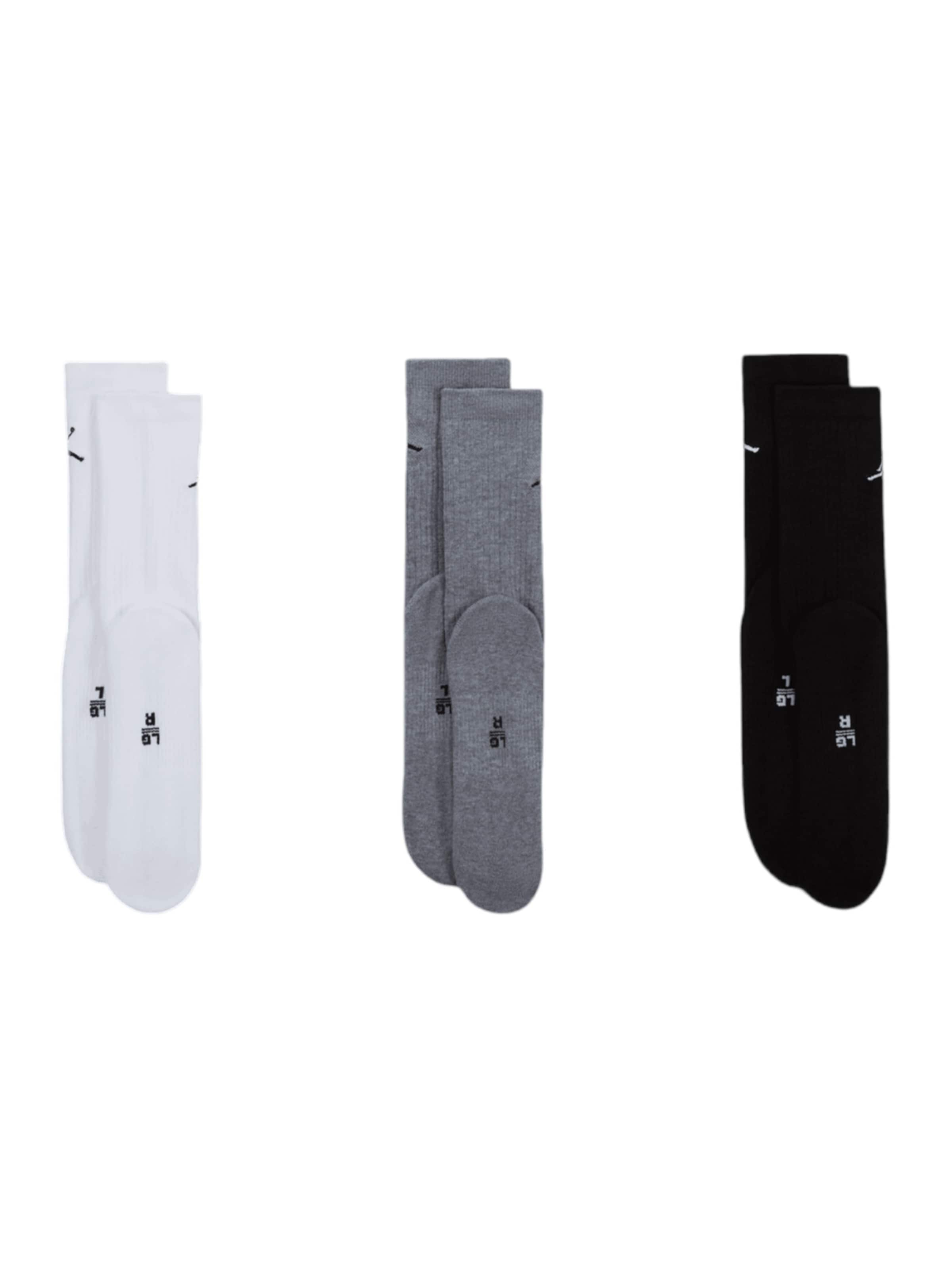 Jordan Κάλτσες σε γκρι: μπροστά