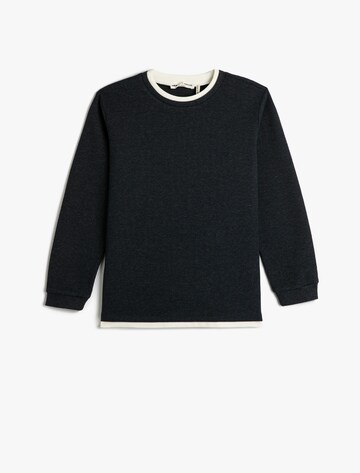 Koton Sweatshirt in Zwart: voorkant