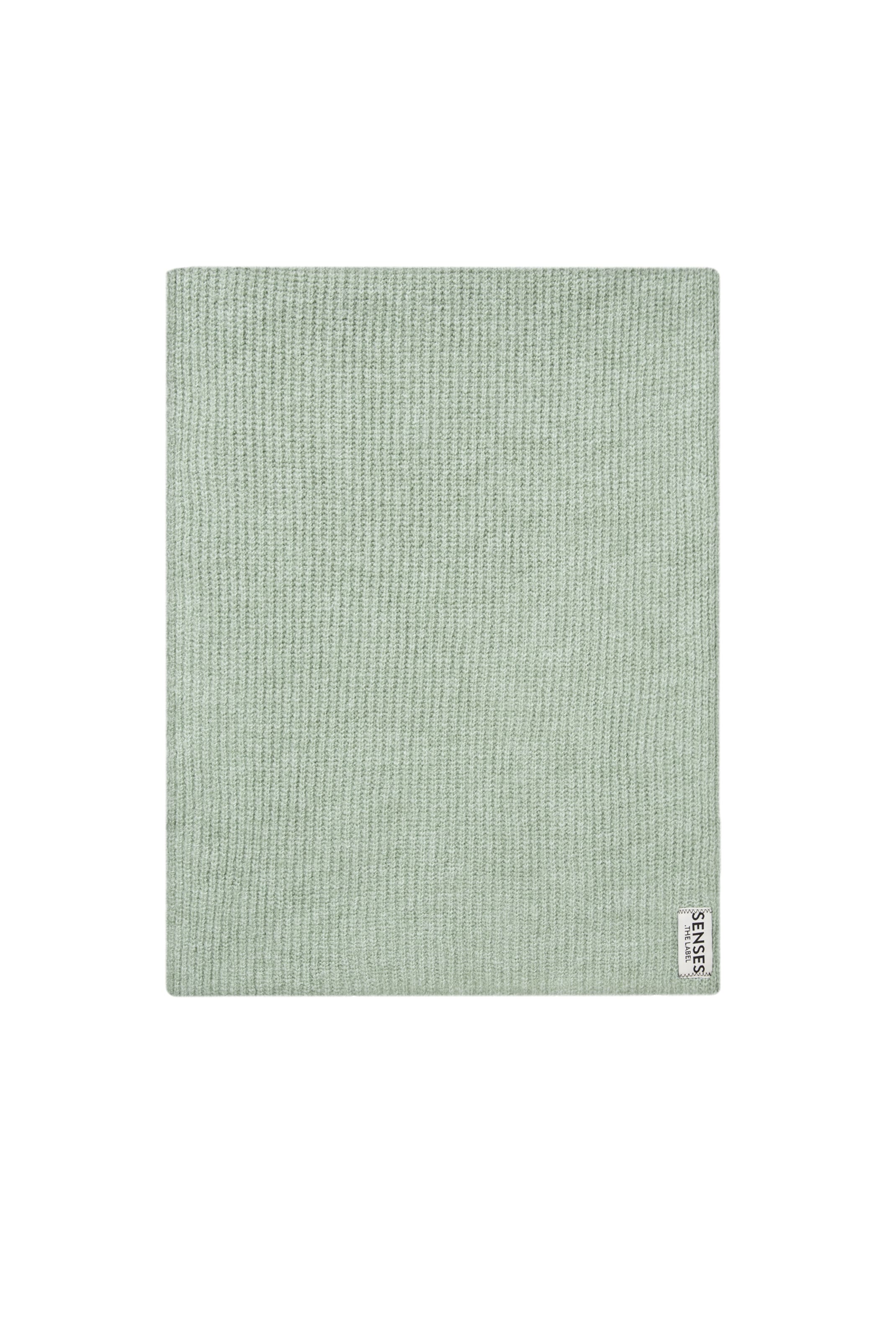 SENSES.THE LABEL Scarf in Green: front