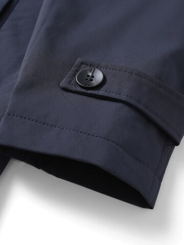 ALLTHEMEN Between-Seasons Coat 'Hülle' in Blue