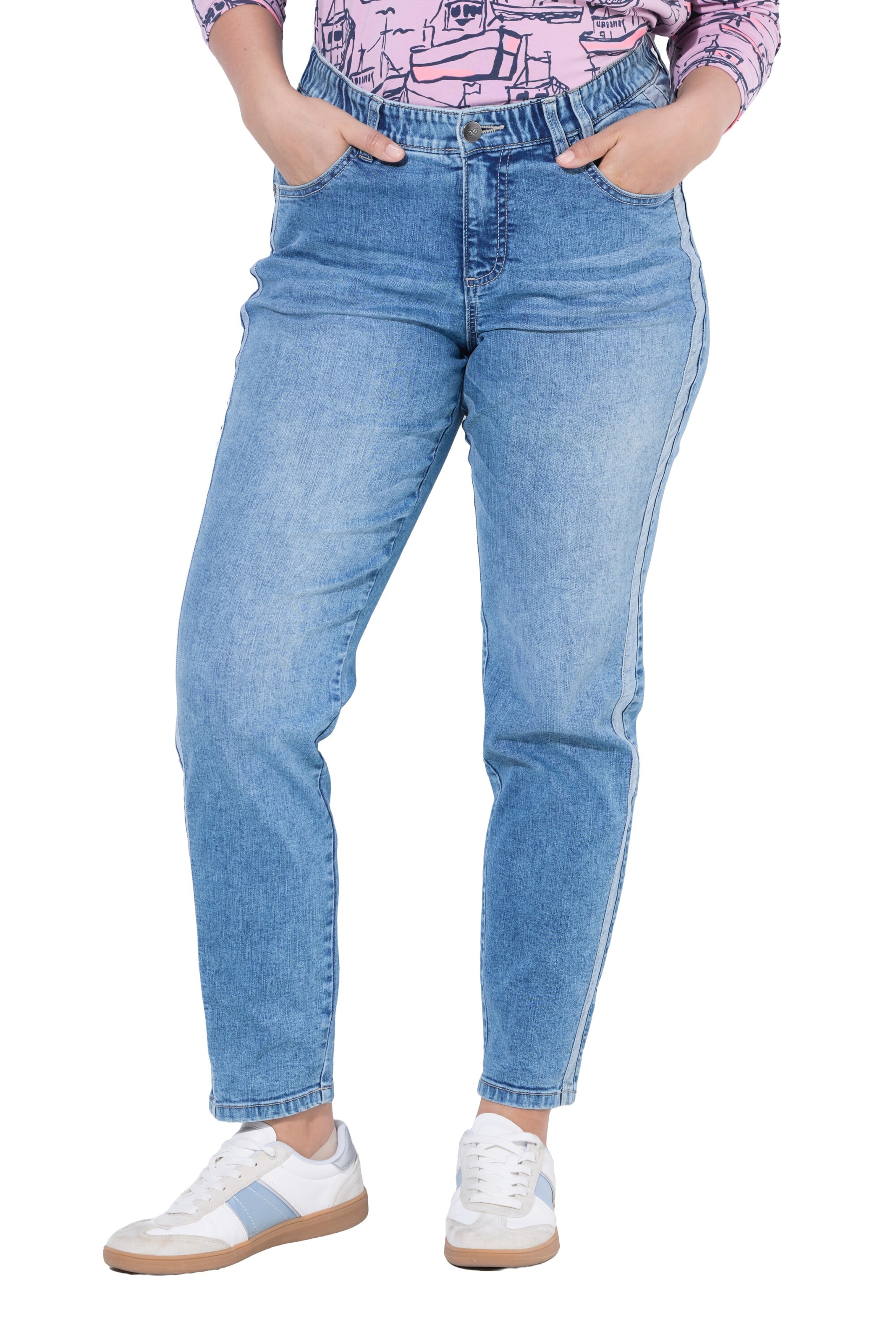 LAURASØN Regular Jeans in Blauw: voorkant