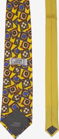 Gianni Versace Tie & Bow Tie in One size in Yellow