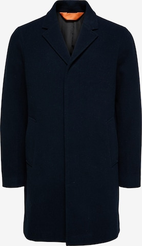 SELECTED HOMME Between-Seasons Coat 'Hagen' in Blue: front