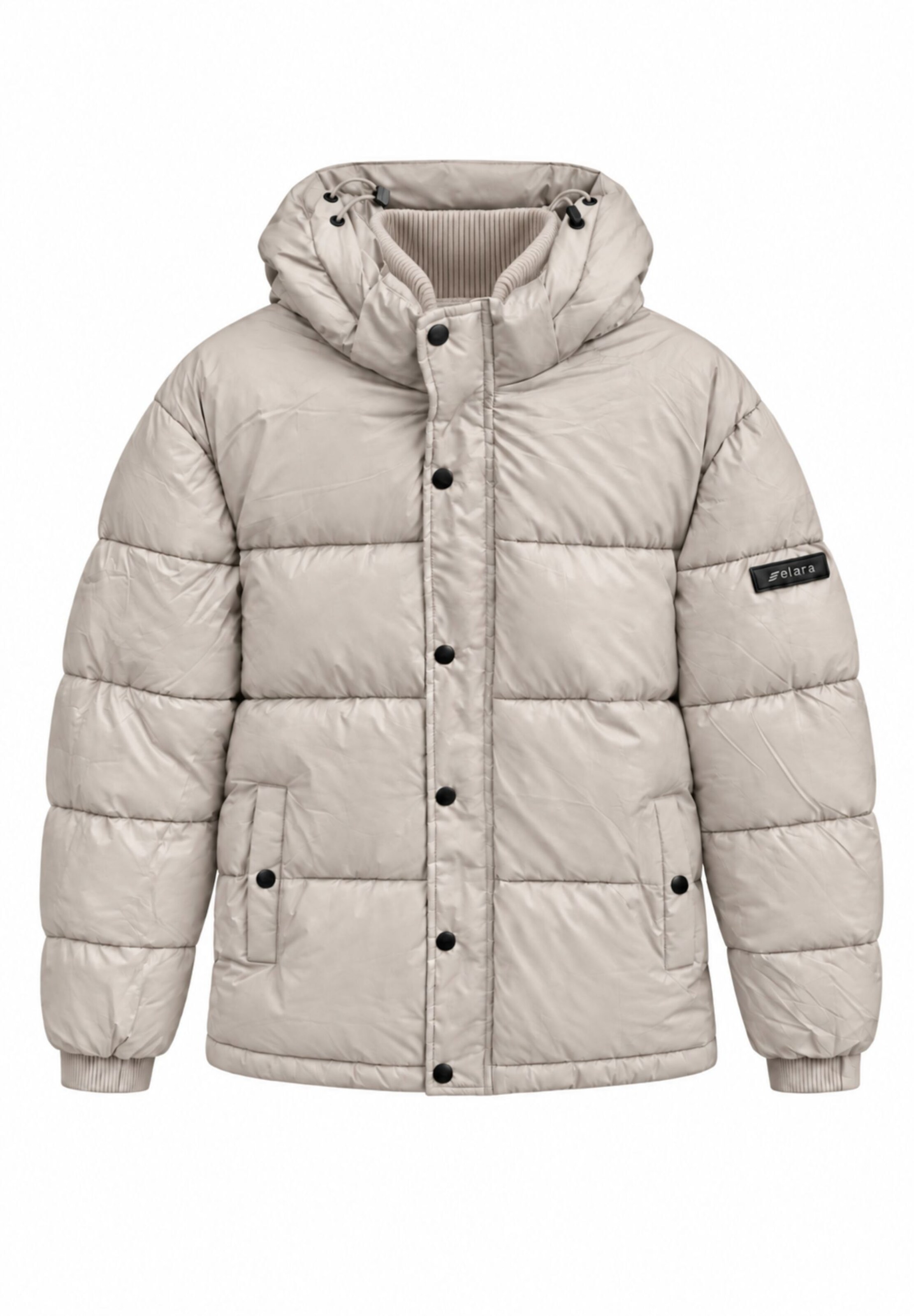 Elara Winterjas in Beige: voorkant