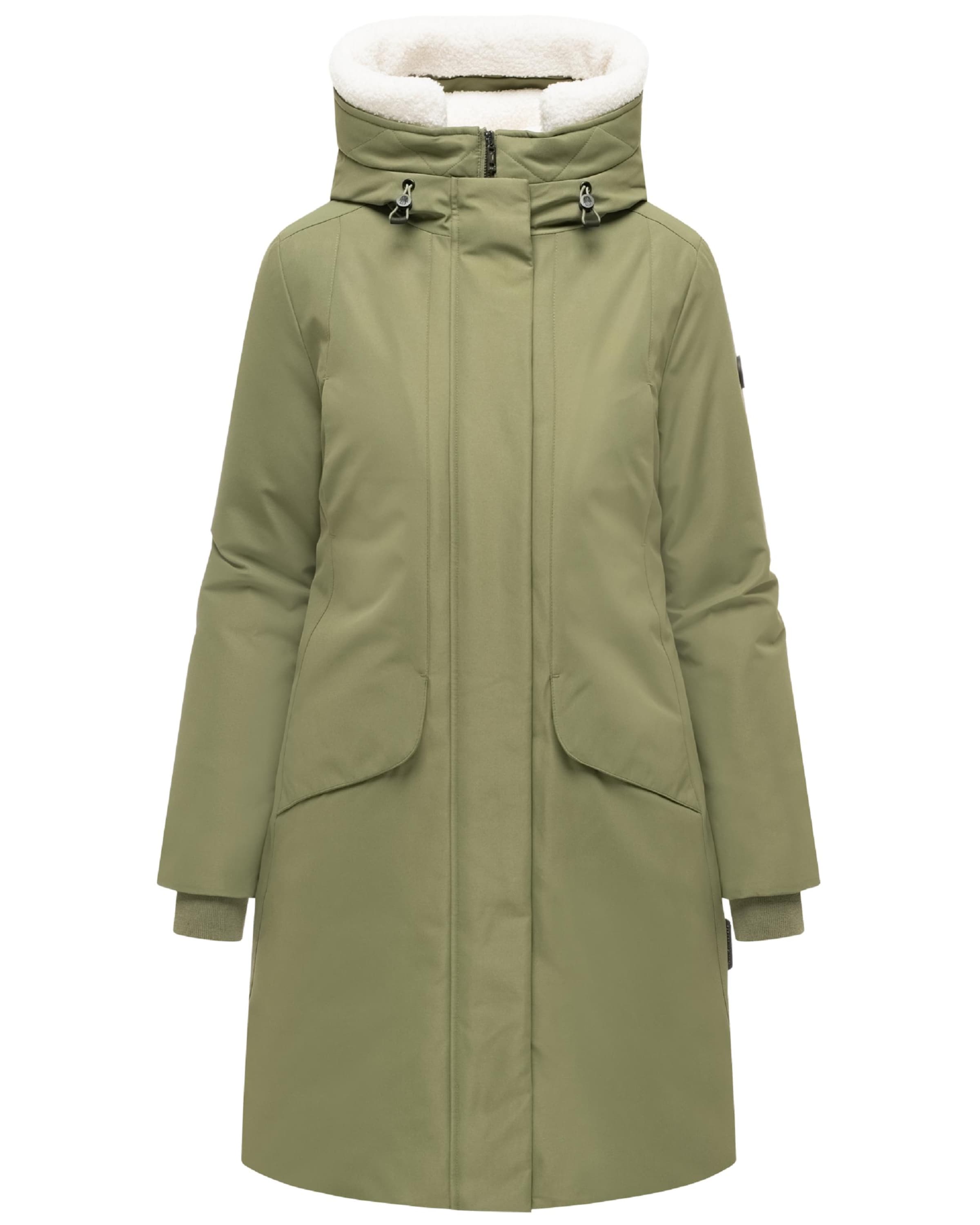 Cappotto invernale 'Bibber-Beauty 14' di NAVAHOO in verde: frontale