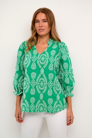 CULTURE Blouse in Green: front