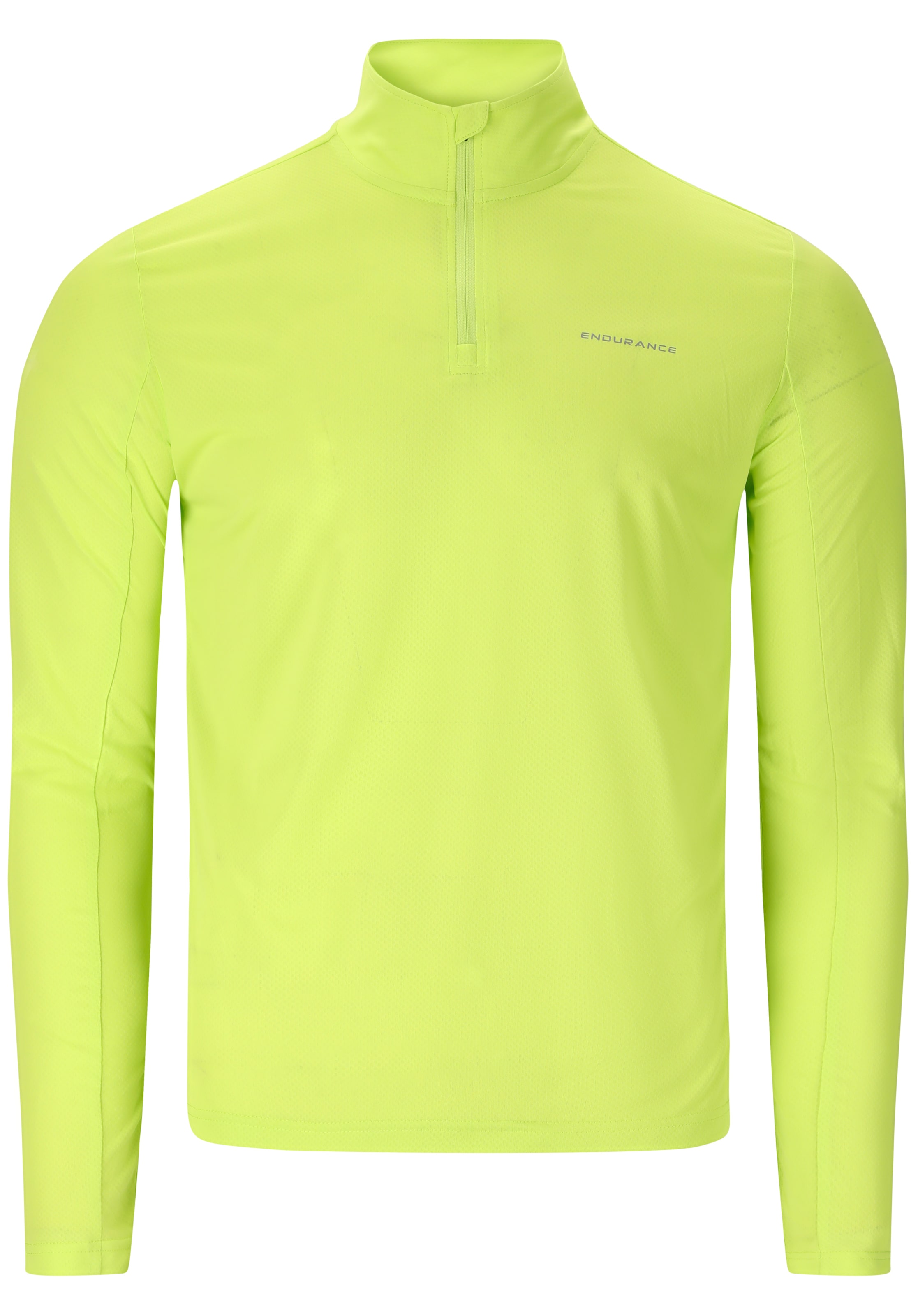 ENDURANCE Functioneel shirt 'Omais' in Geel: voorkant