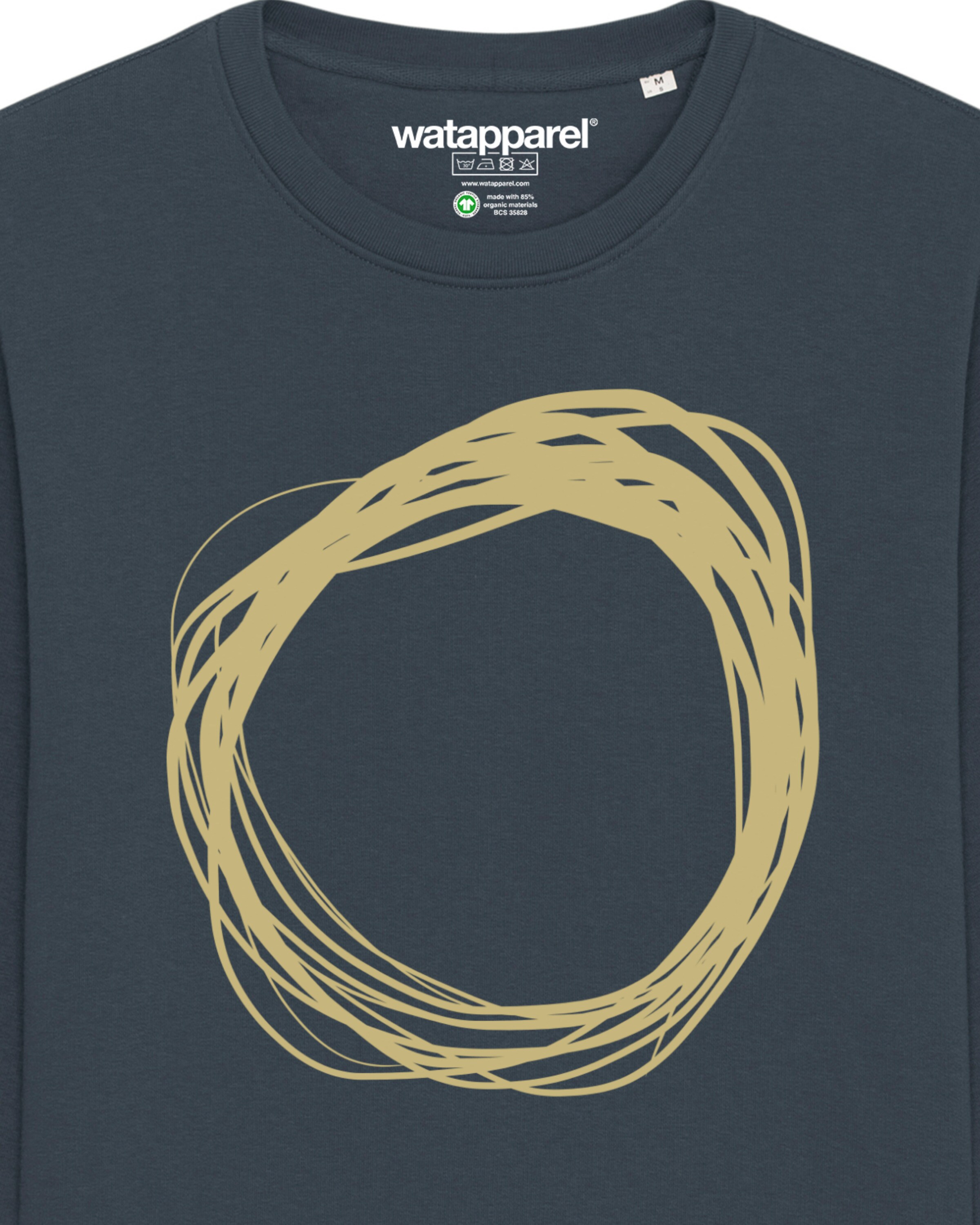 Watapparel Sweatshirt ' Kreis ' in Grey