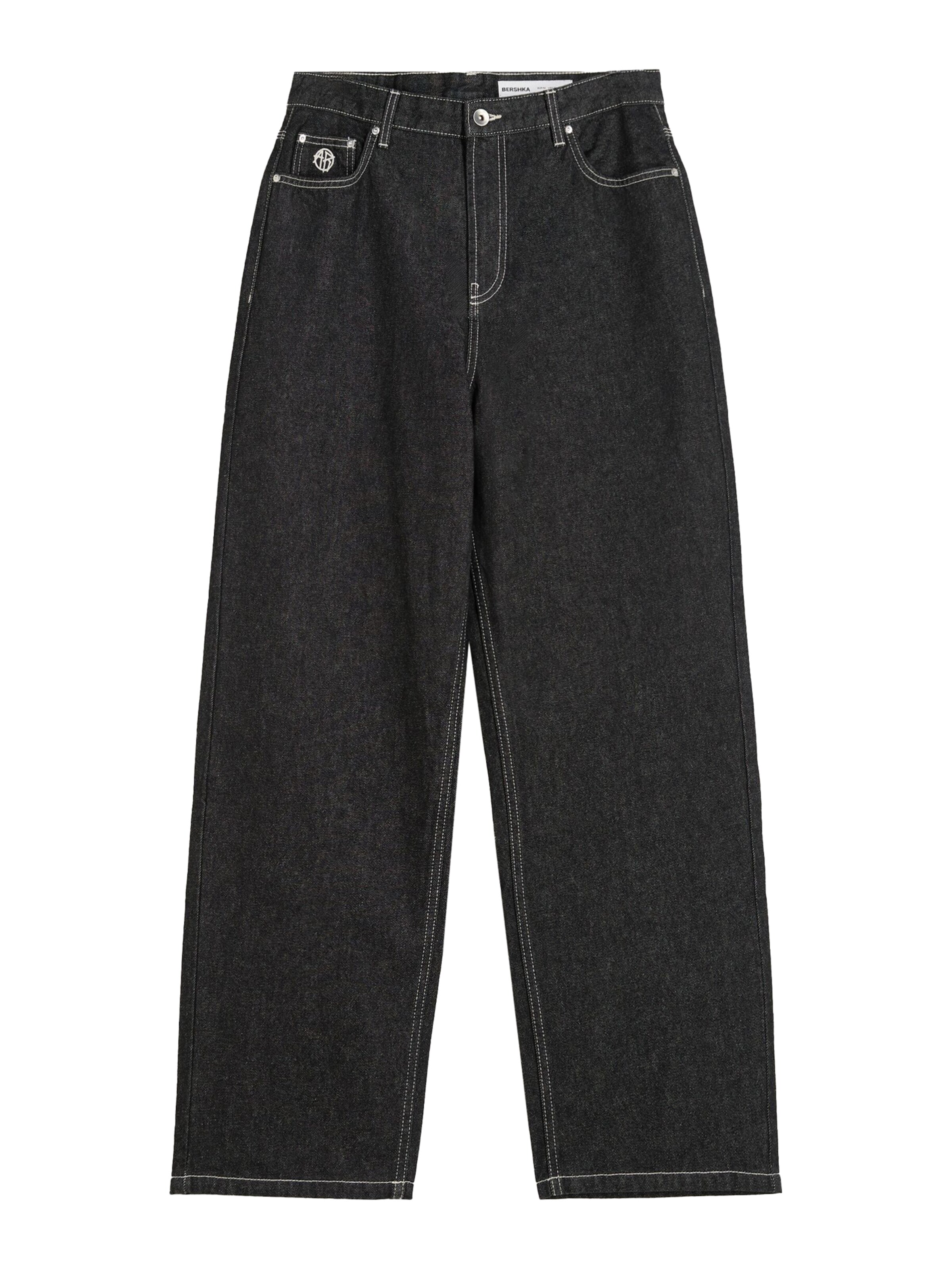 Bershka Jeans in Schwarz: Vorderseite