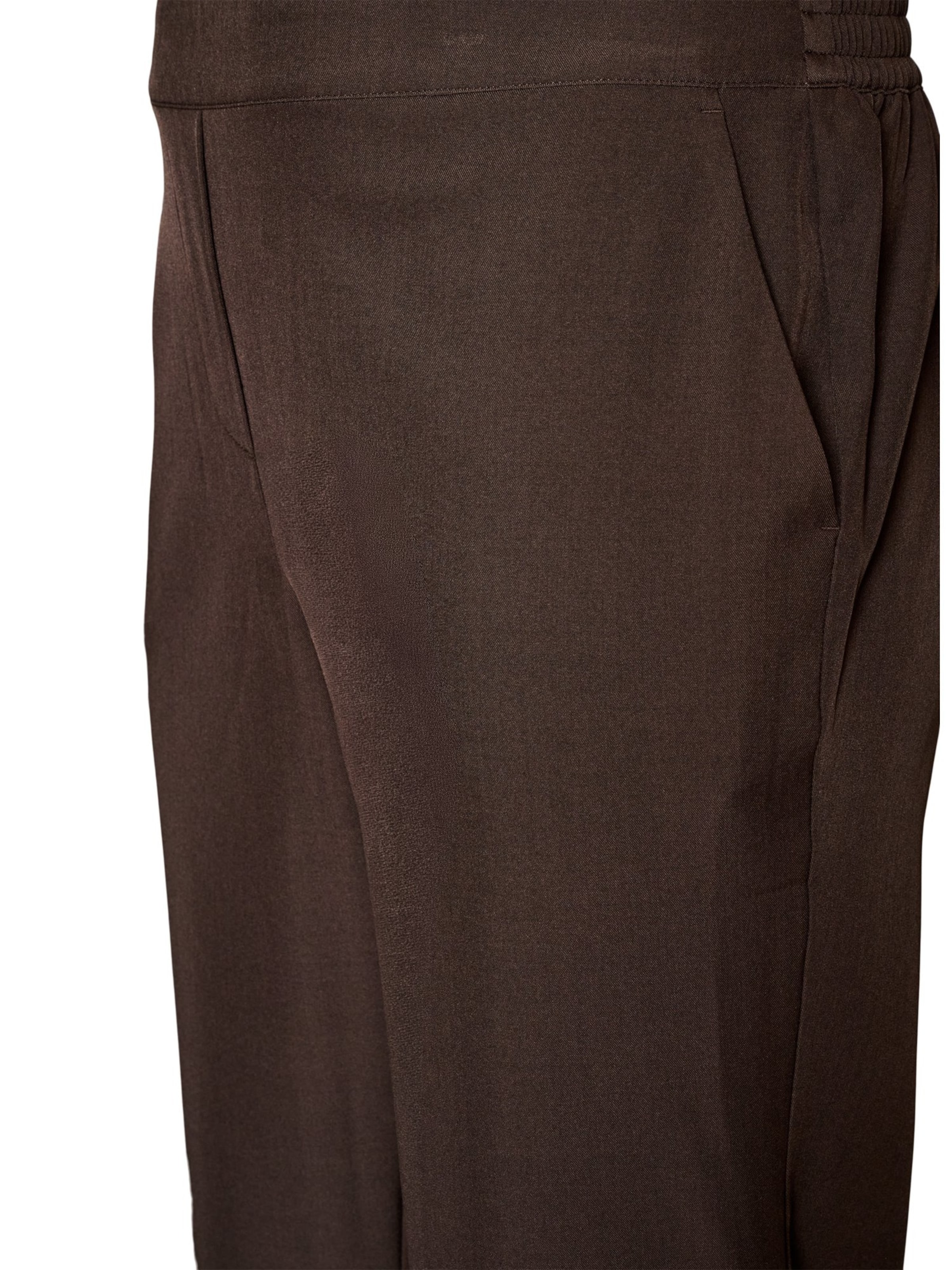 Zizzi - regular Pantalón 'FLILLOW' en marrón