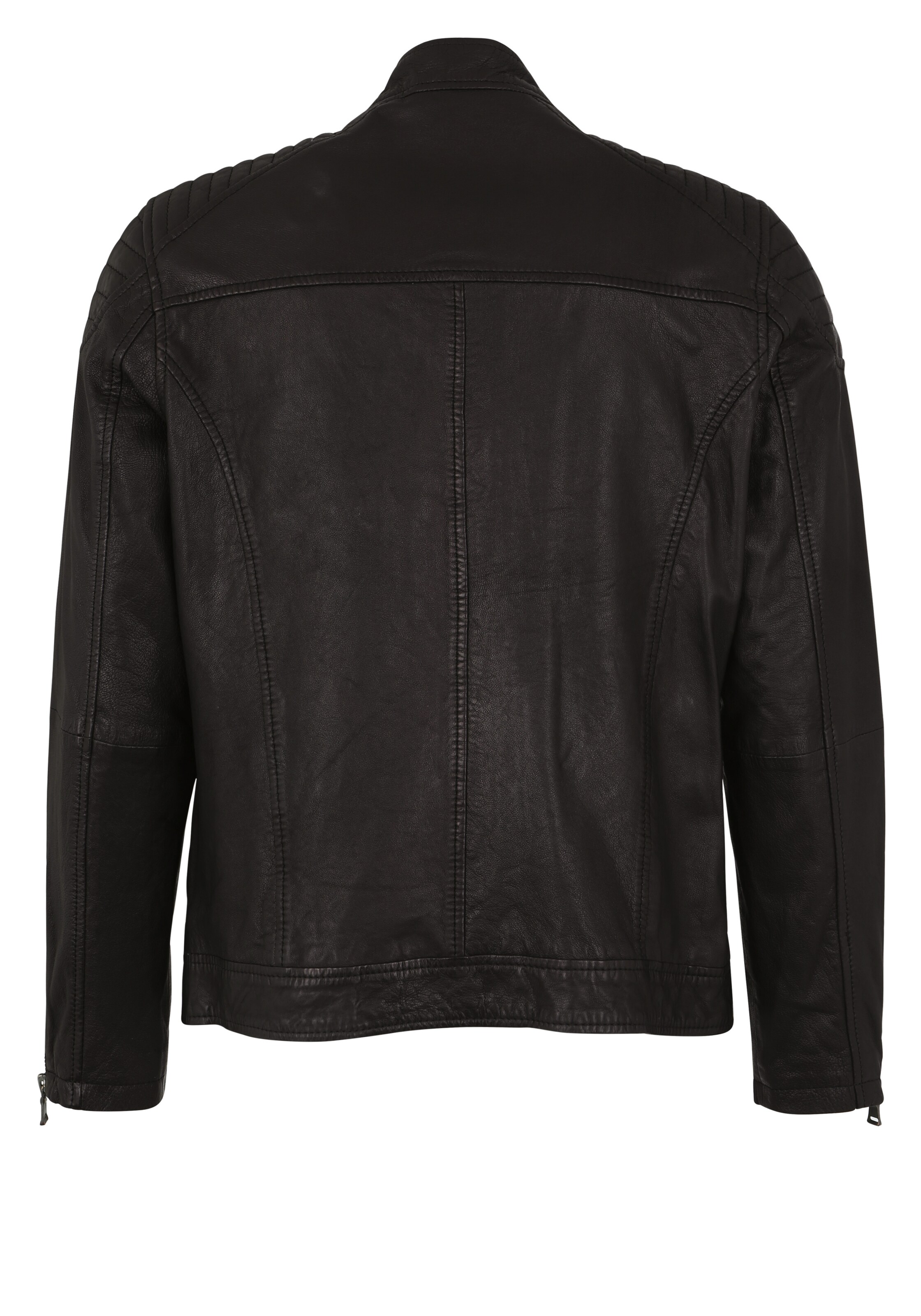 CAPITANO Lederjacke 'Bros' in Schwarz