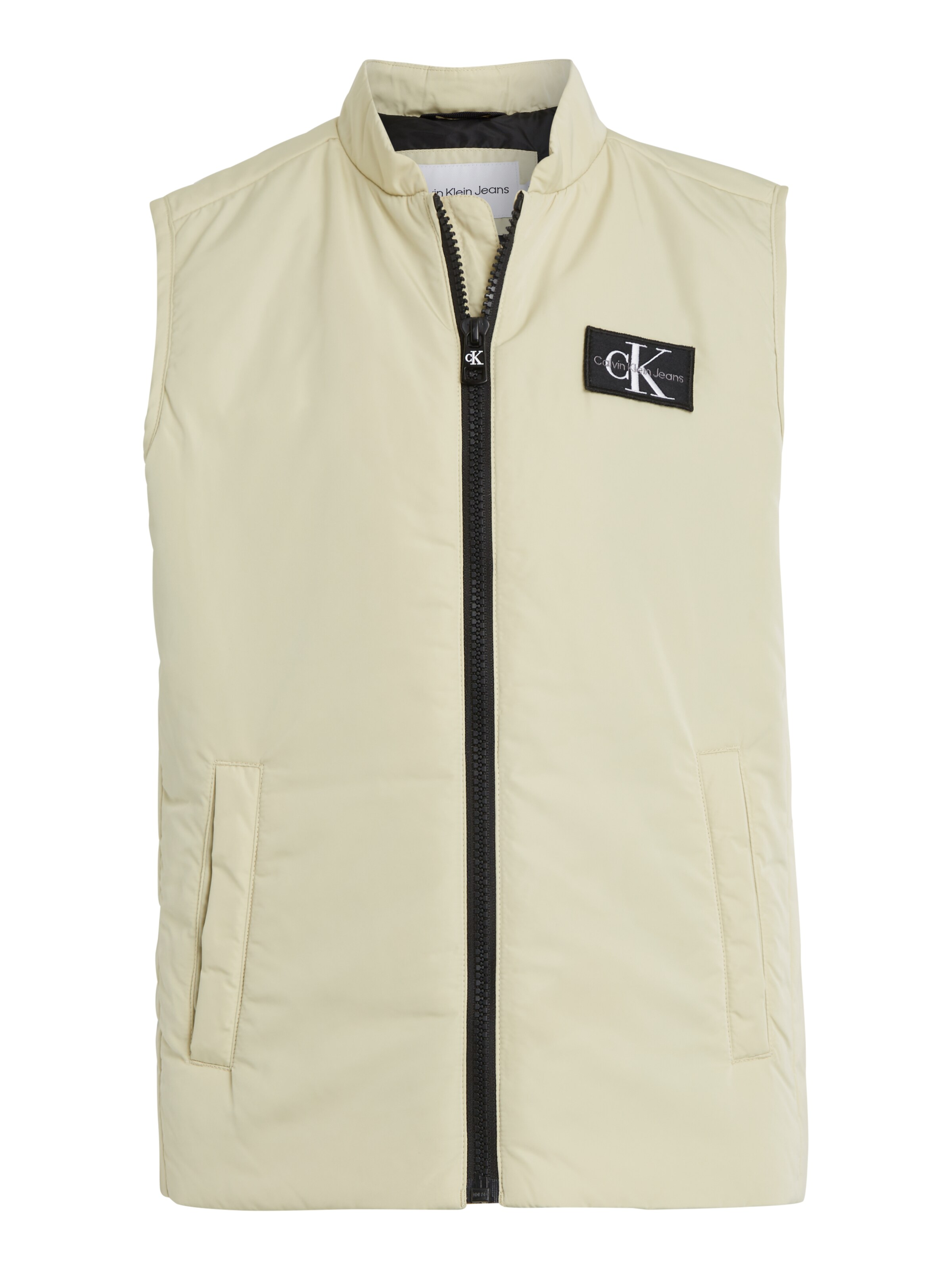 Calvin Klein Jeans Vest in Beige: front