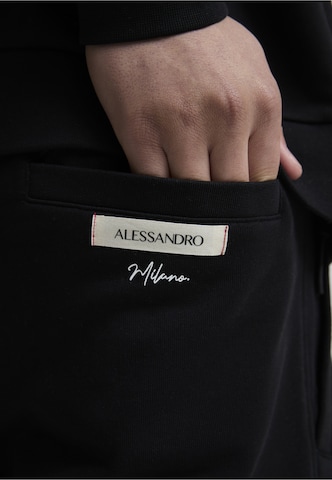 regular Pantaloni 'Cenerello' di Alessandro Zavetti in nero