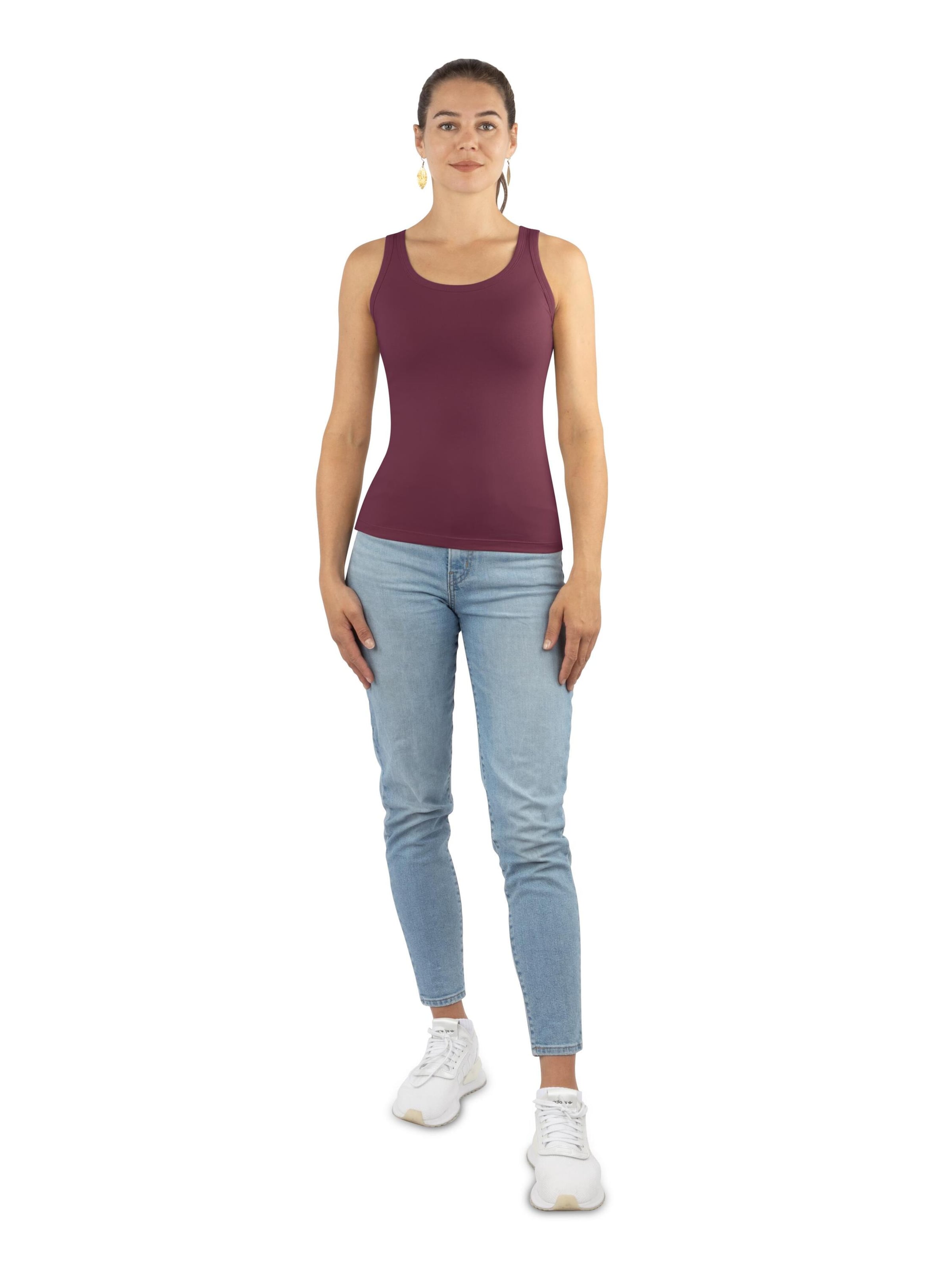 Top 'Nazca' di Janice in rosso