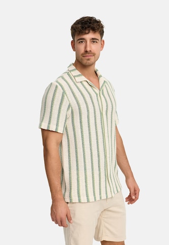 Coupe regular Chemise 'INGlumin' INDICODE JEANS en beige