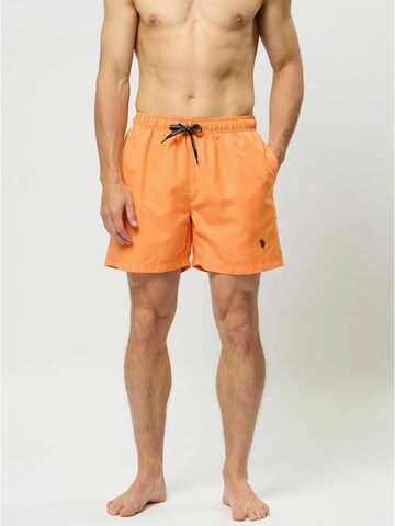 U.S. POLO ASSN. Badeshorts 'Aza' i orange: forside