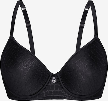 sassa Bra 'PURE ANIMAL' in Black: front