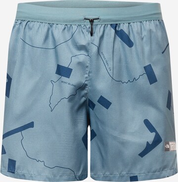 THE NORTH FACE - Calças de desporto em azul: frente