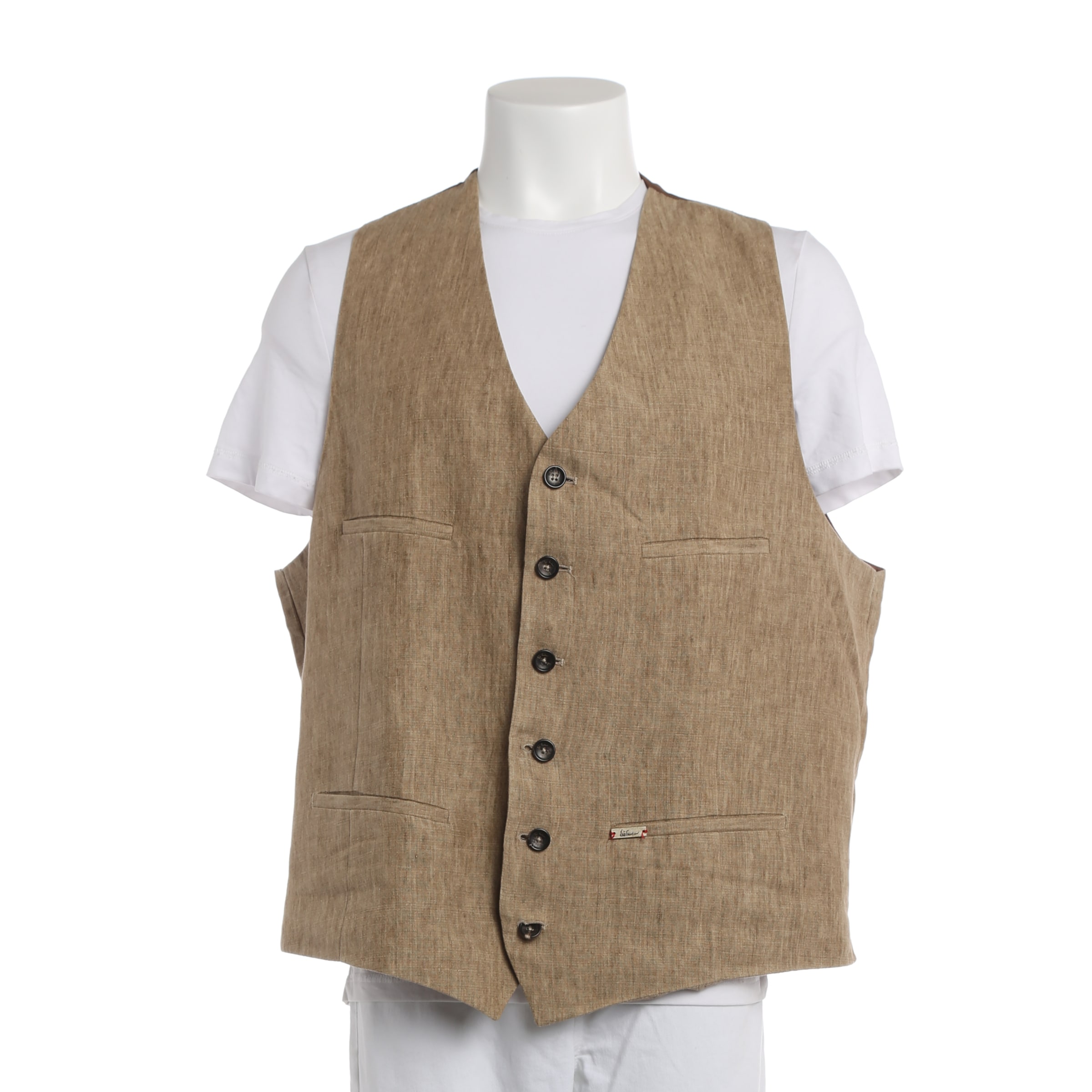 Luis Trenker Weste in XXL in beige, Produktansicht