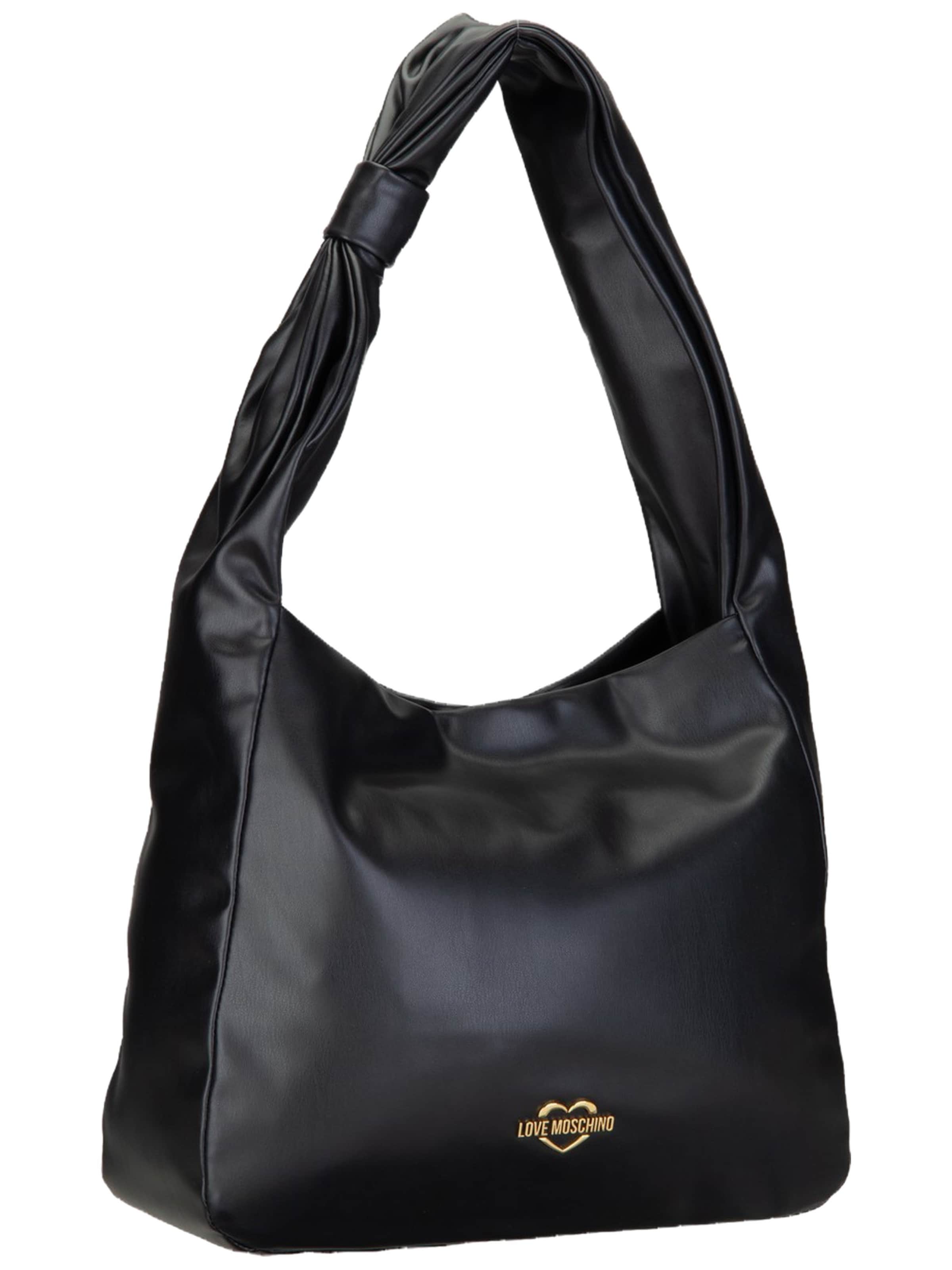 Love Moschino Shoulder Bag 'Knotty' in Black: front