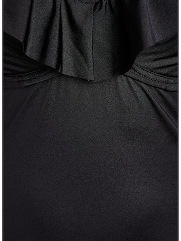 T-shirt Costume intero 'SALLICA' di Swim by Zizzi in nero